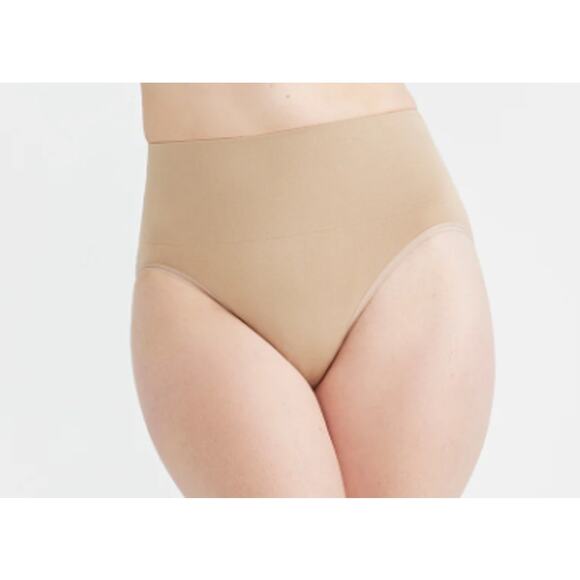Large / X-Large Yummie High Rise Waist Brief Shaper Underwear Support Tan NEW - Picture 3 of 10